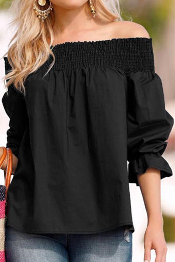 Ruffle Sleeve Bow Long Sleeve Top