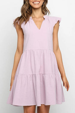 Phoebedress Summer Casual V Neck Dress