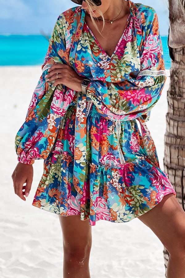 Moorea Multicolor Mini Dress