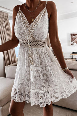 Fashion Strapless Lace Maxi Dress