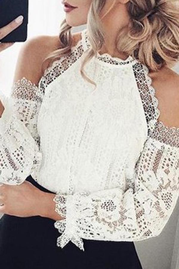 Lace Off-the-shoulder Top