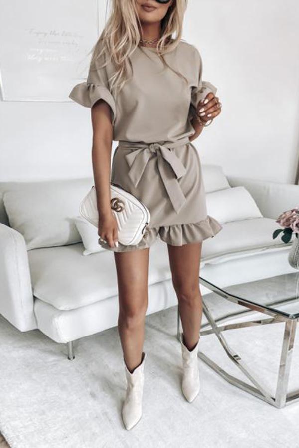 Casual Ruffle Dress