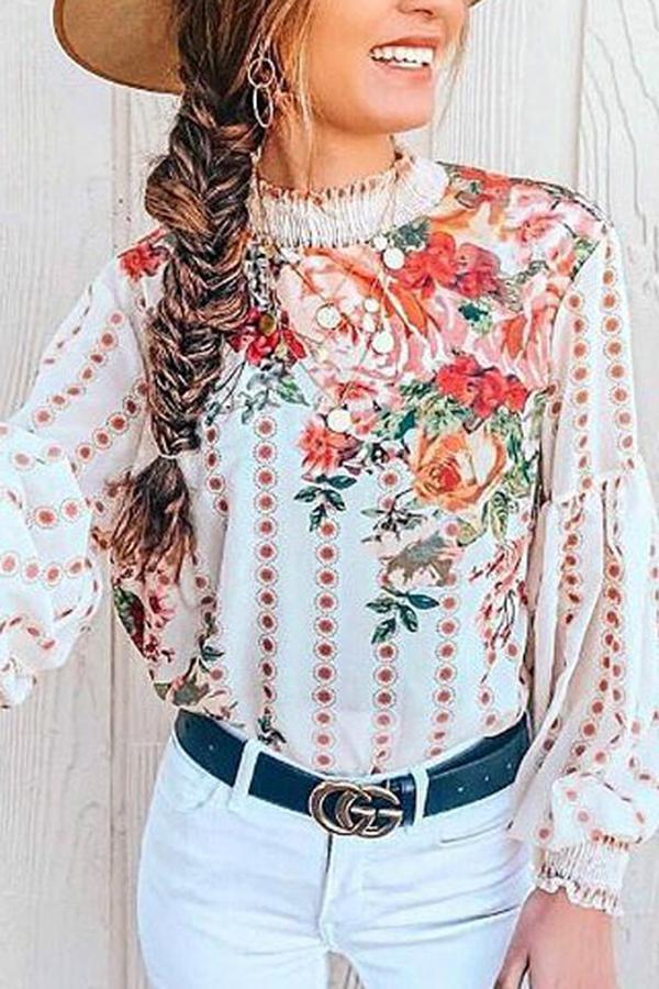 Sorry I'm a Lady Floral Print Shirt