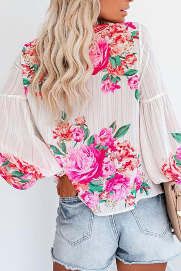 Sorry I'm a Lady Floral Print Shirt