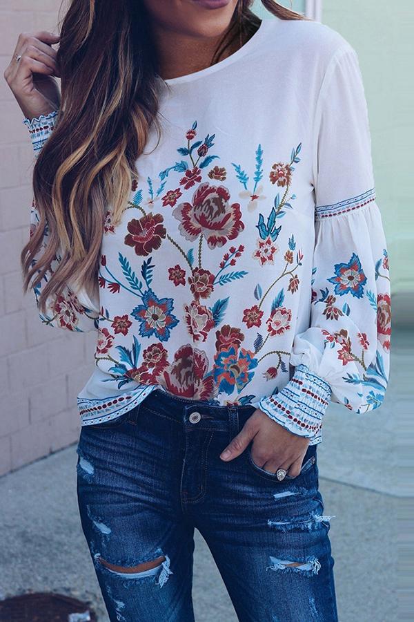 Sorry I'm a Lady Floral Print Shirt