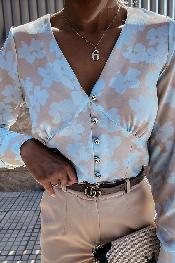 Sun Kissed Floral Printed Blouse