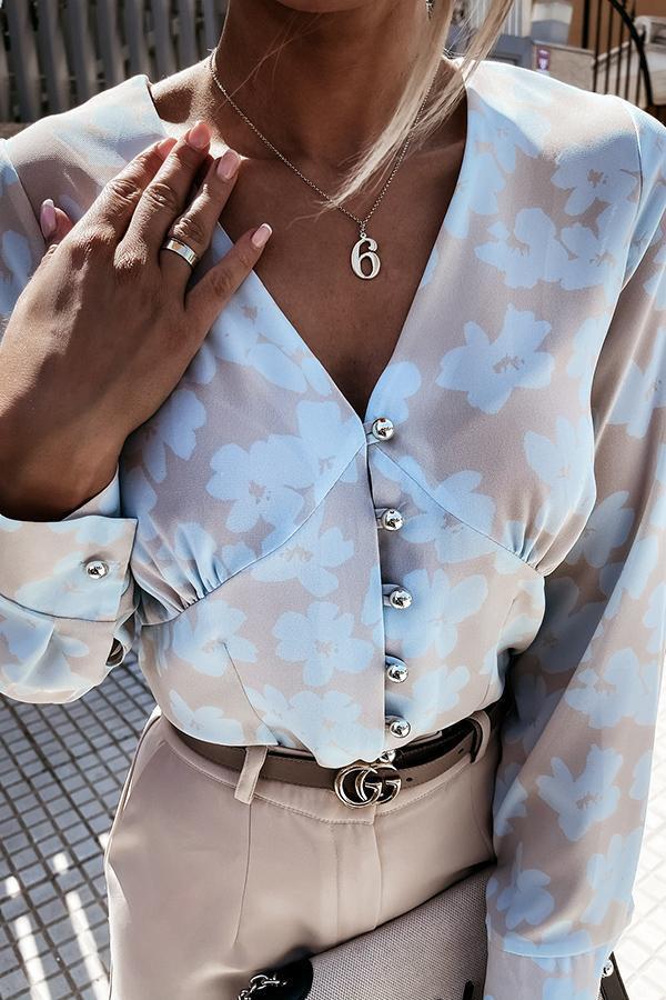 Sun Kissed Floral Printed Blouse