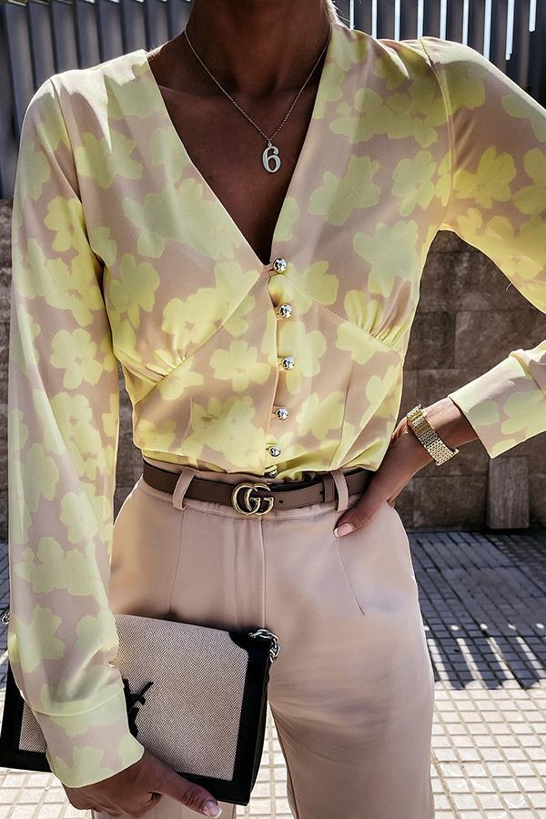 Sun Kissed Floral Printed Blouse