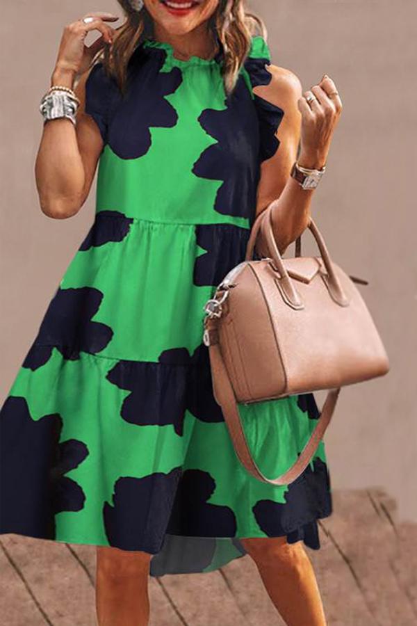 Smart Chic Flower Print Dress