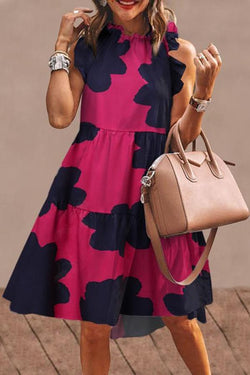 Smart Chic Flower Print Dress