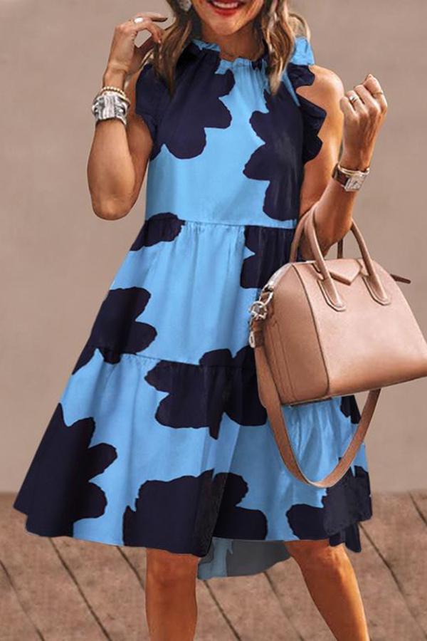 Smart Chic Flower Print Dress