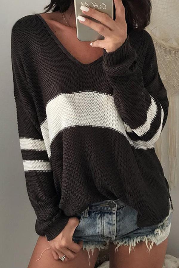 Casual All-match Loose Knit Sweater