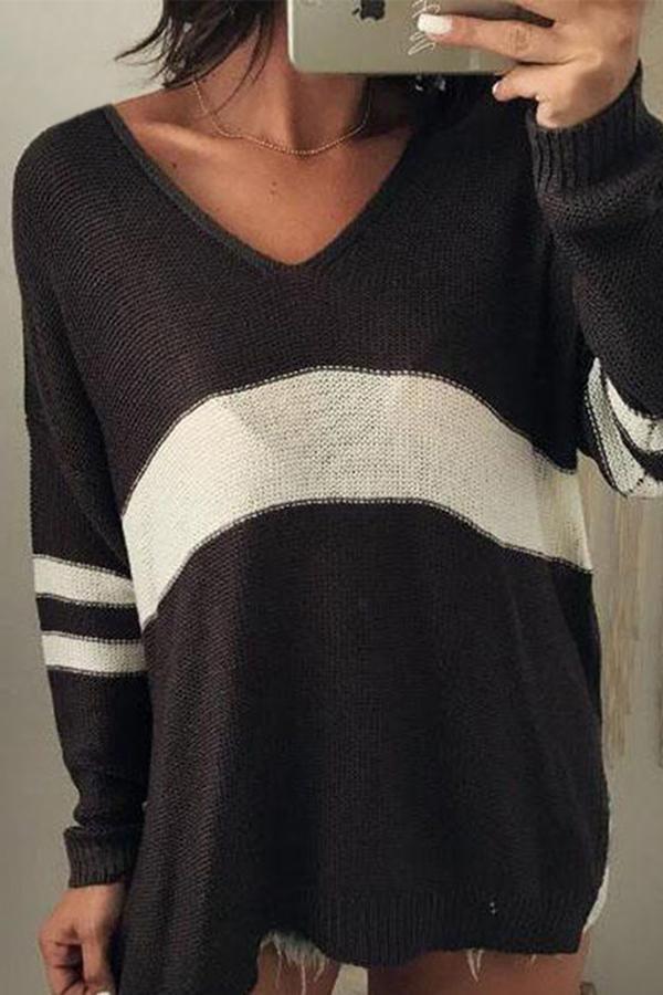 Casual All-match Loose Knit Sweater