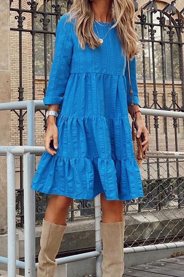 Loose Fashion Long Sleeve Dress