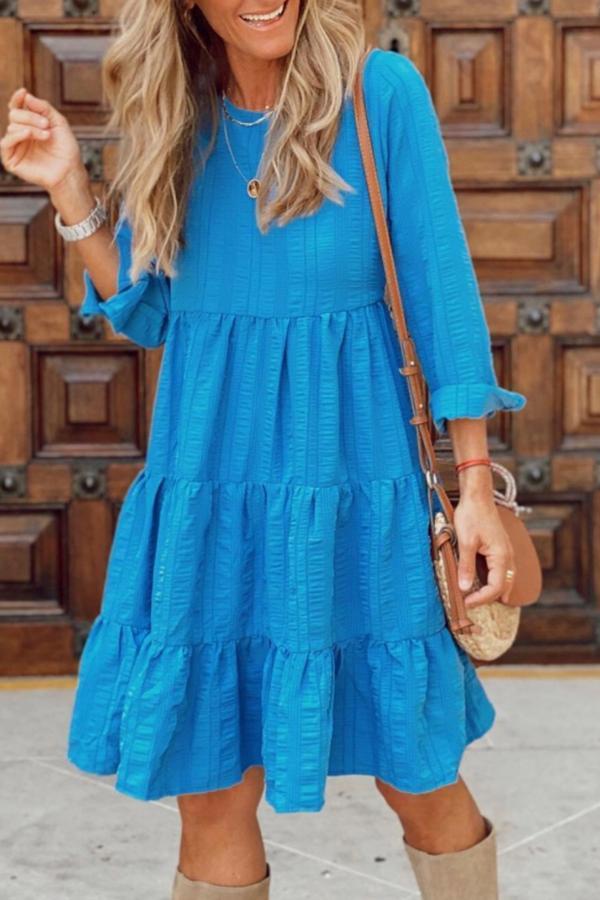 Loose Fashion Long Sleeve Dress