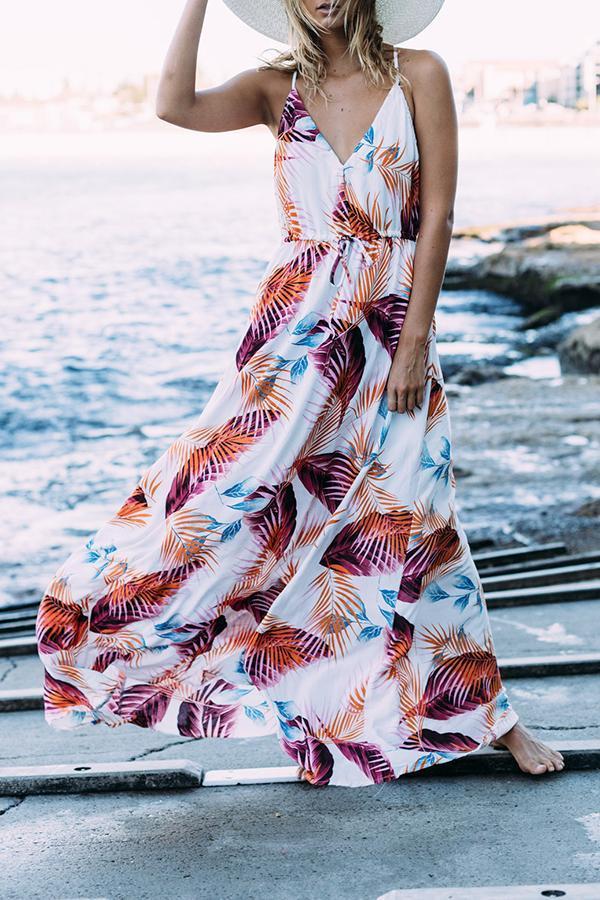 Bohemian Beach One-Piece Dress