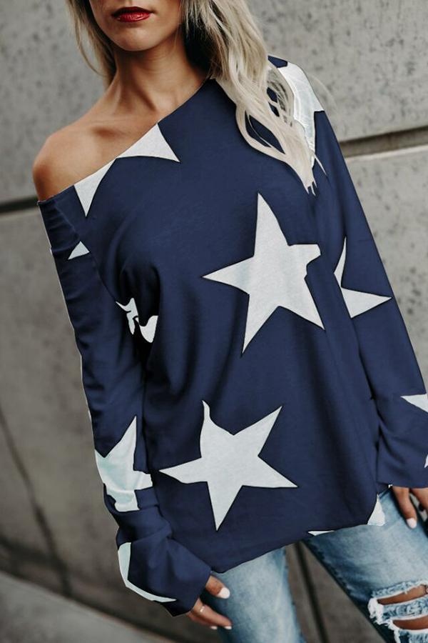 European And American Stars Cotton Top