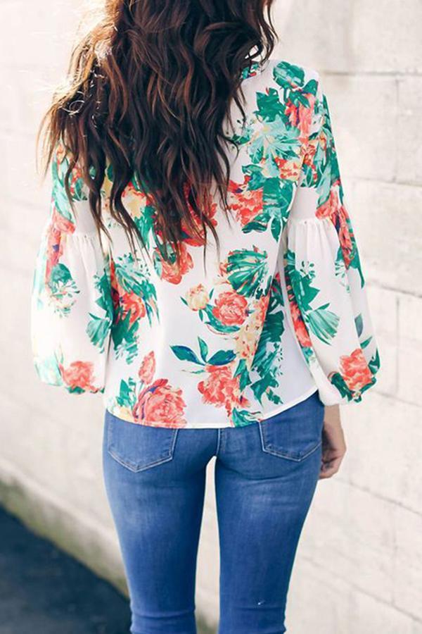 Fashion Printed Loose Casual Top