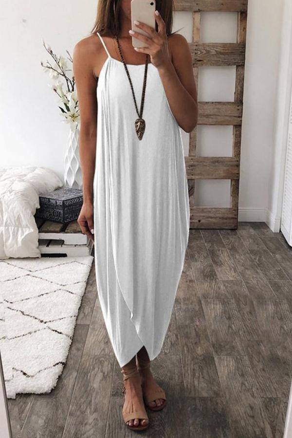 Knit Loose Irregular Dress