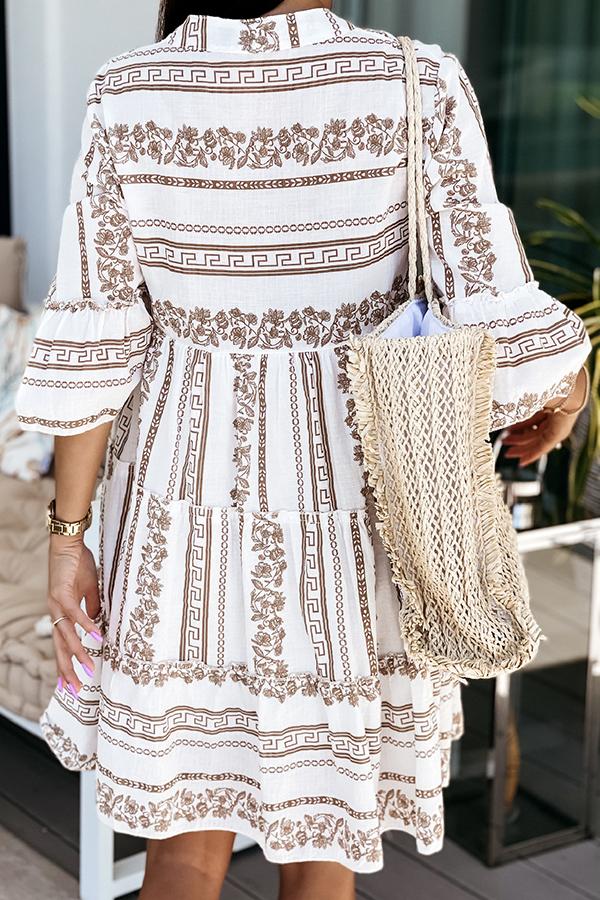 Printed Flowy Dress