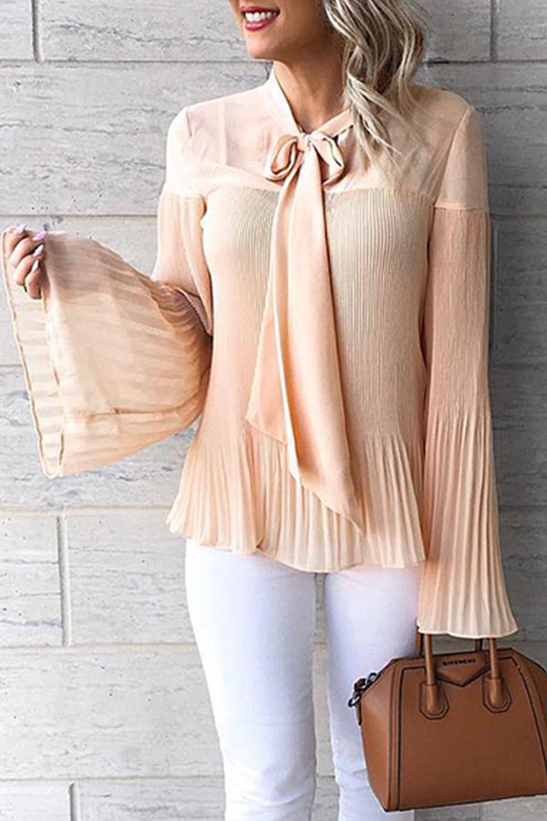 Elegant Flared Sleeve Shirt