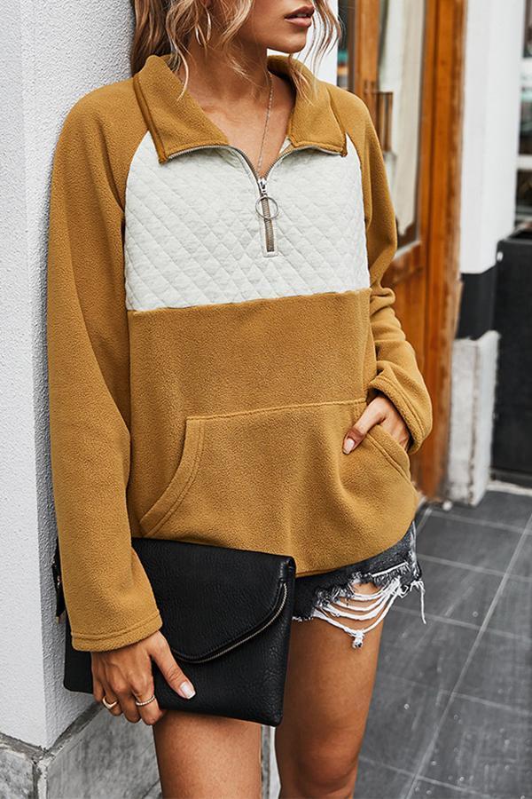 Casual Plain Baggy Sweatshirt