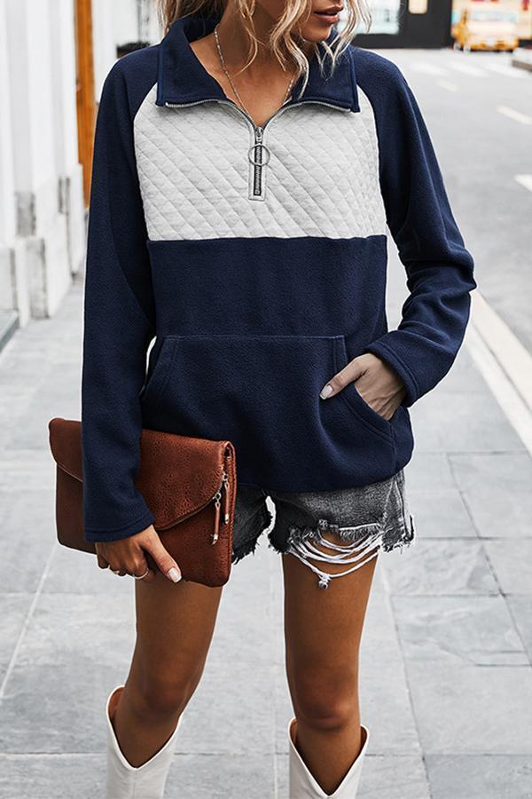 Casual Plain Baggy Sweatshirt