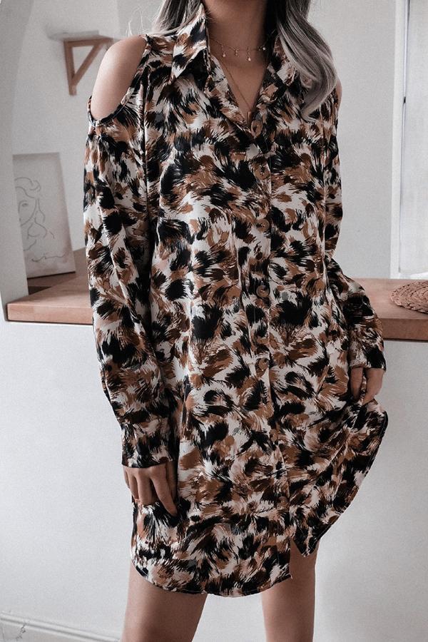 Luxe Stylish Strapless Leopard Print Draw Back Midi Dress