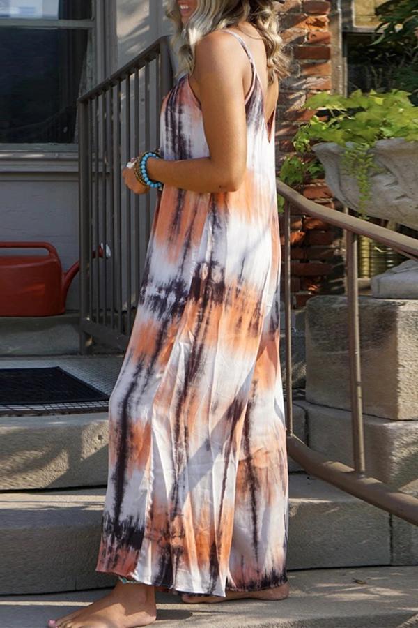 Sweet Baggy Tie Dye Sling Dress