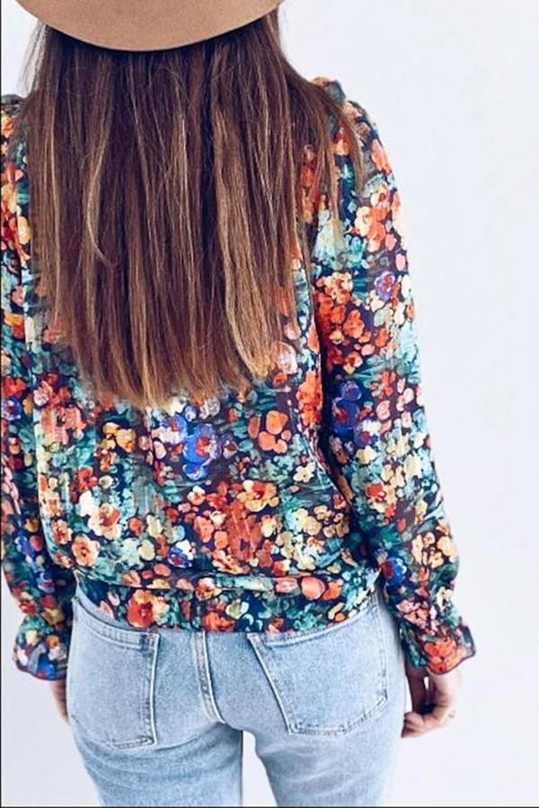 Urban Trendy Floral Print Shirts