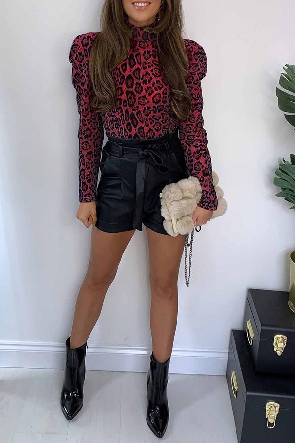 Wild Slim Leopard Print Shirts