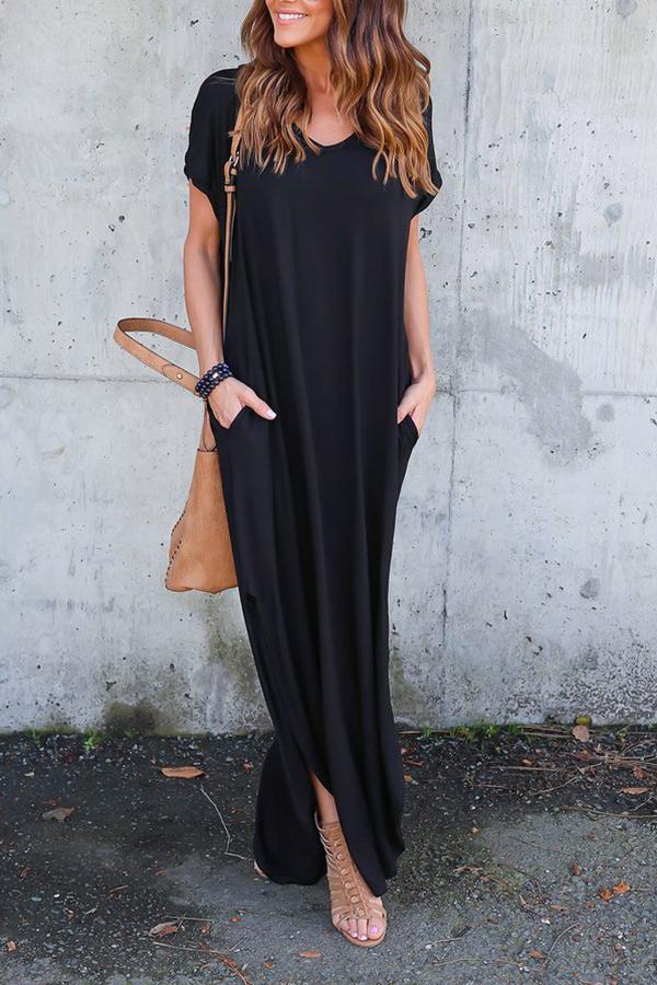 Elegant Fork Opening Knotted Dress