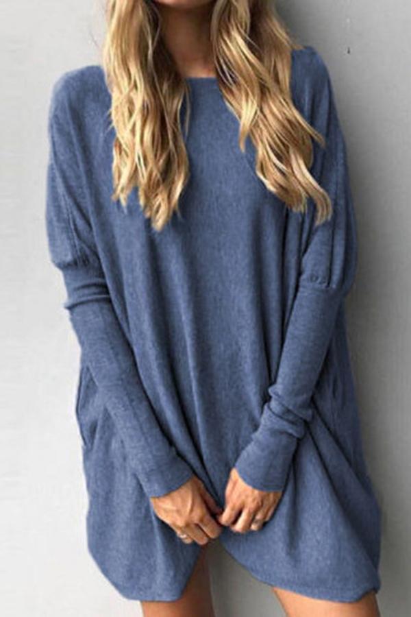 Classic Solid Color Long Sleeve Shirt