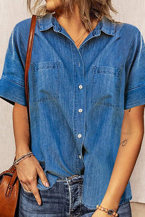 Modern Baggy Denim Shirt